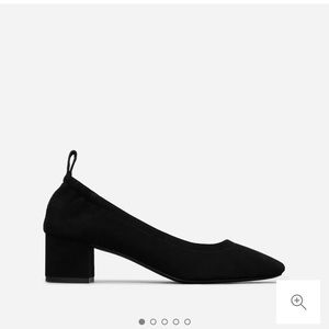 EVERLANE leather shade black low heel pump size 5
